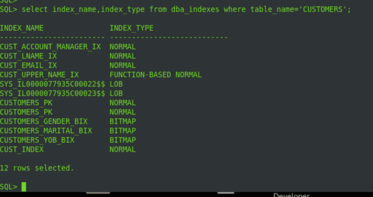 oracle index rebuild time