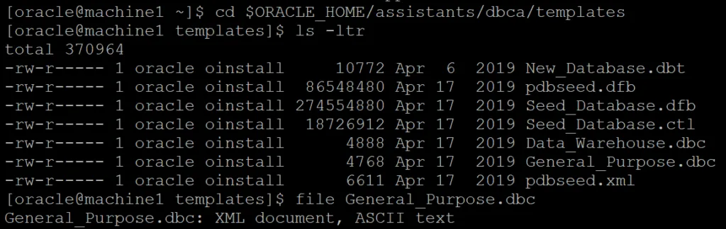 Create And Drop Oracle Database Using DBCA Silent Method