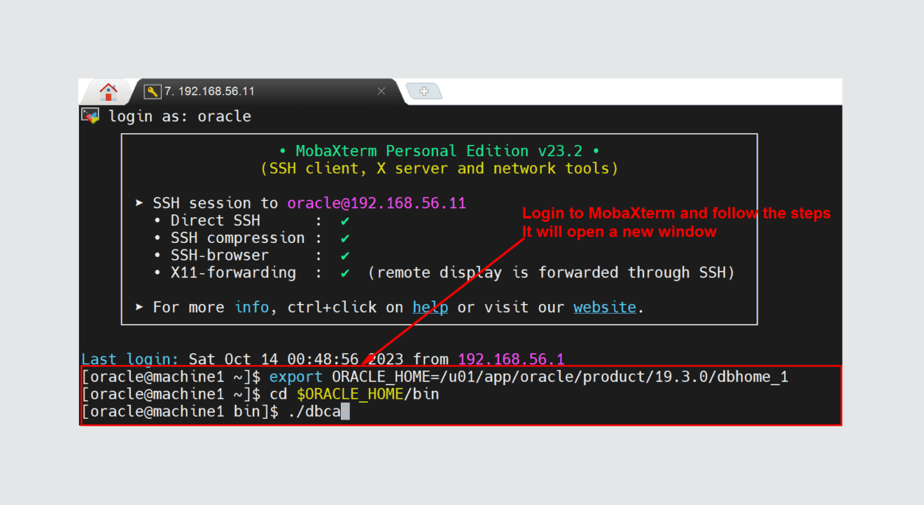 How To Create Oracle Database Using GUI