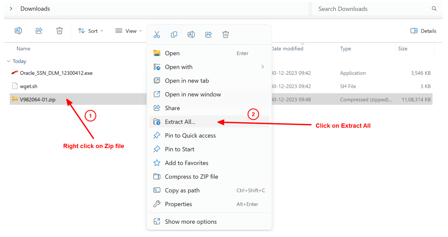 How to download oracle 19c client