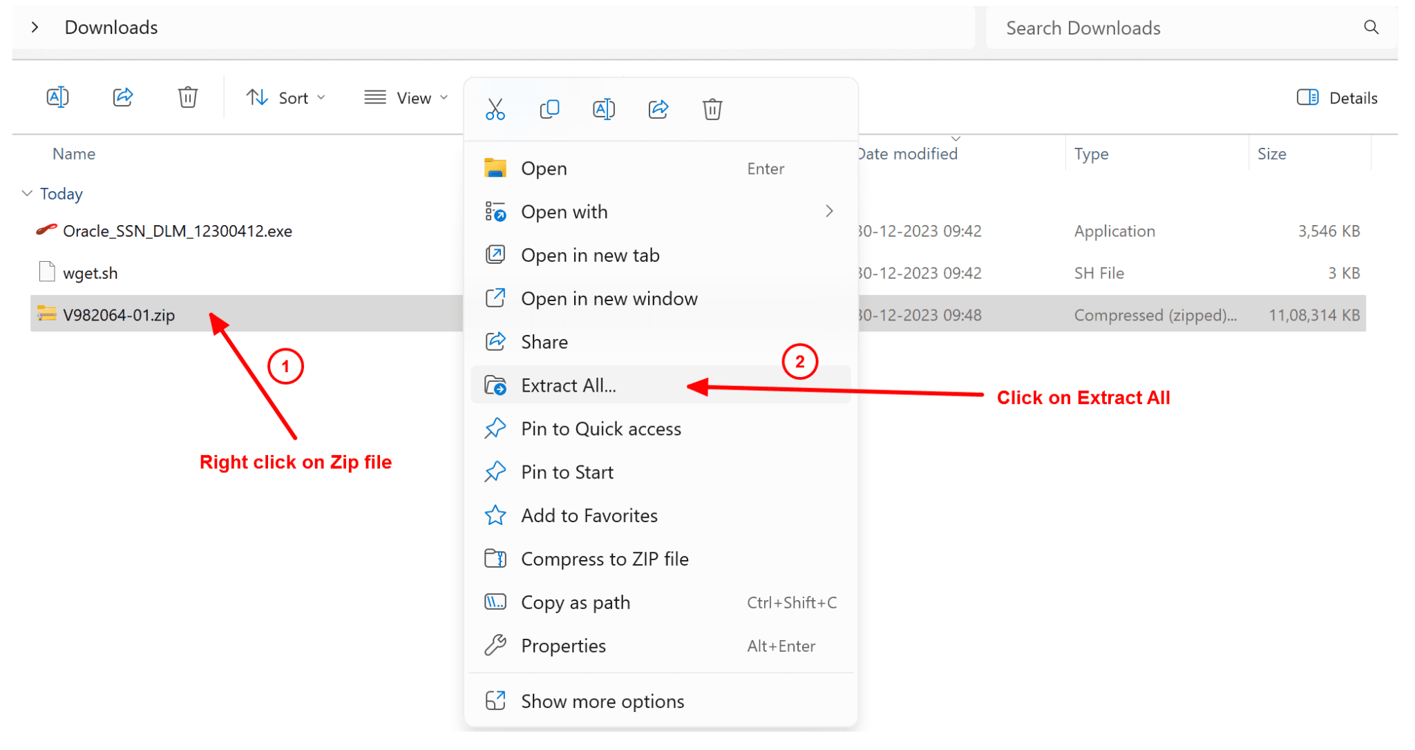 How to download oracle 19c client