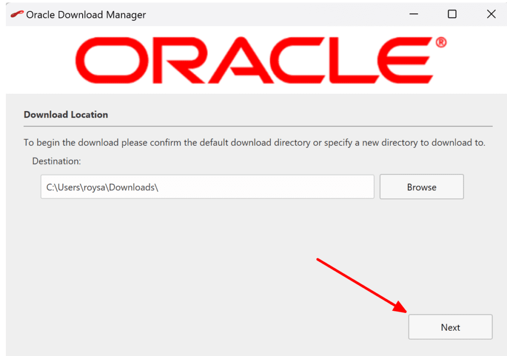 How to download Oracle 19c client: