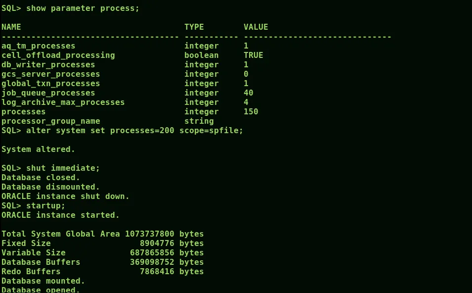 Ora-00020: maximum number of processes exceeded 2 Image 9