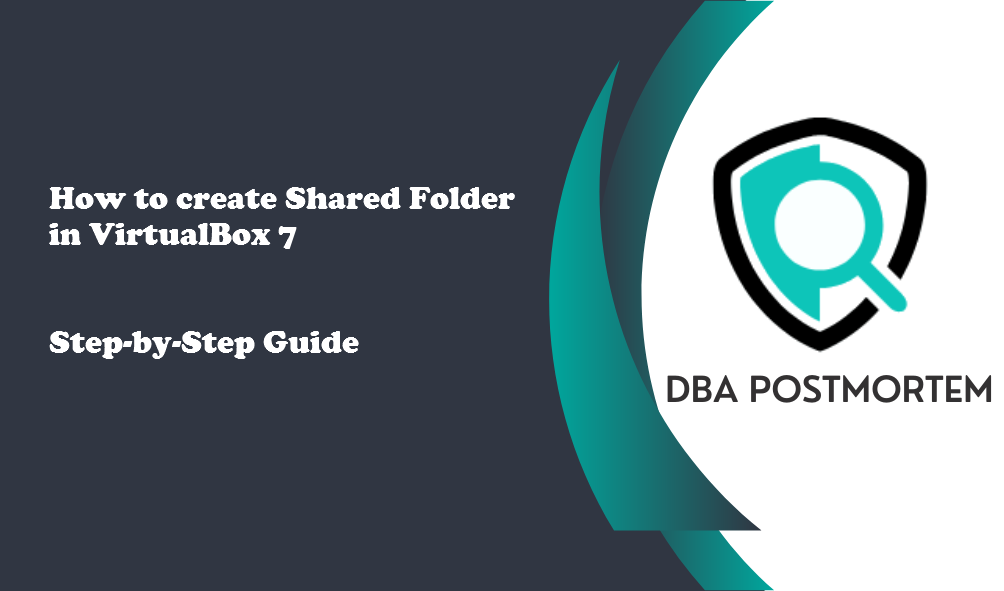 create Shared Folder in VirtualBox
