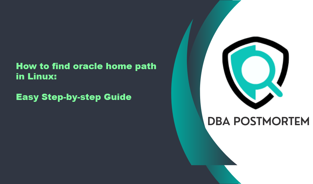 find oracle home path in Linux