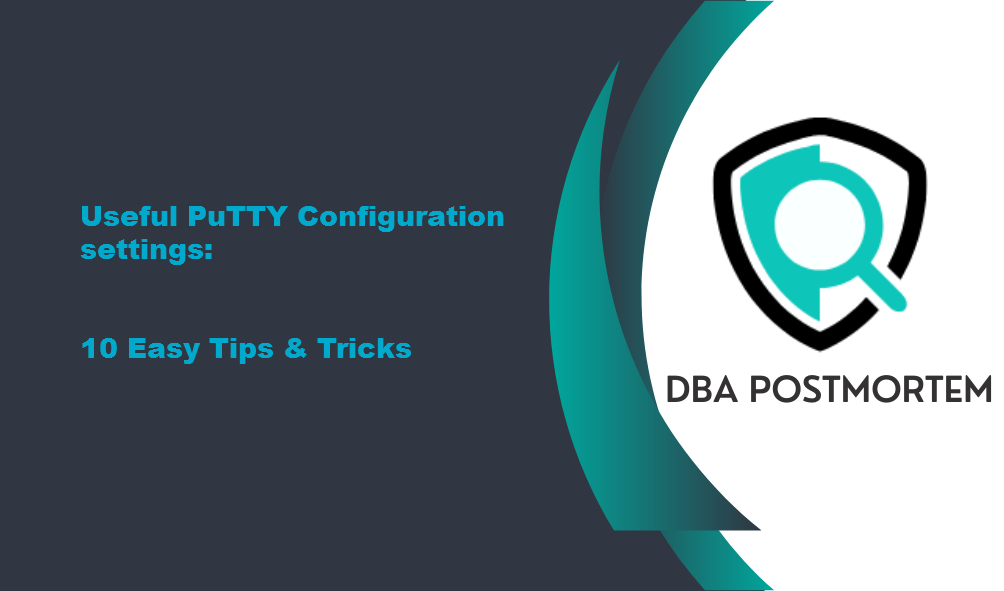 PuTTY Configuration settings