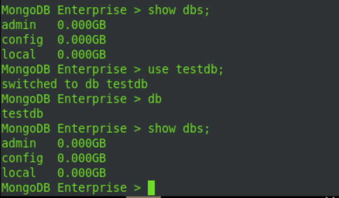 Create Database in MongoDB