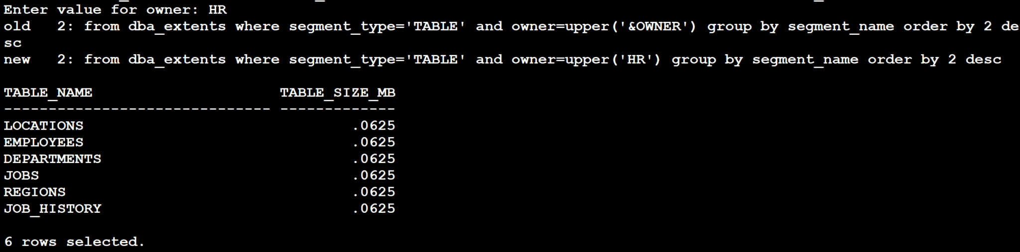 How to check table size in Oracle Easy Guide