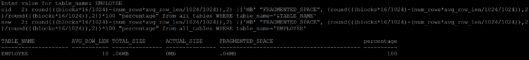 The Ultimate Oracle Table Fragmentation Script : Easy Guide
